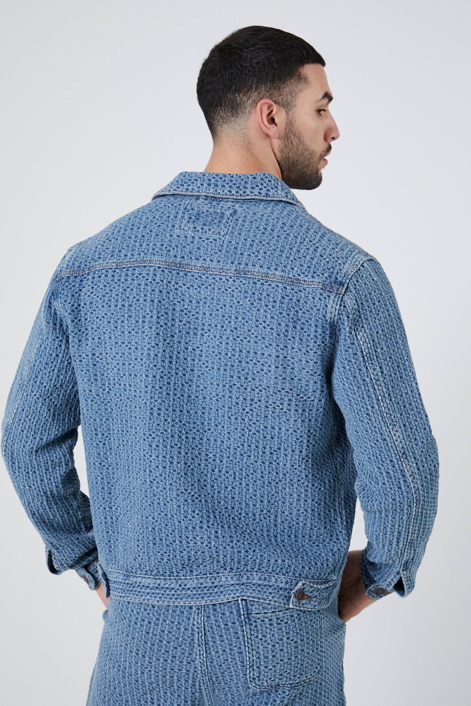 Blouson de style camionneur en jersey jacquard sold by Urban Planet product image thumbnail 2