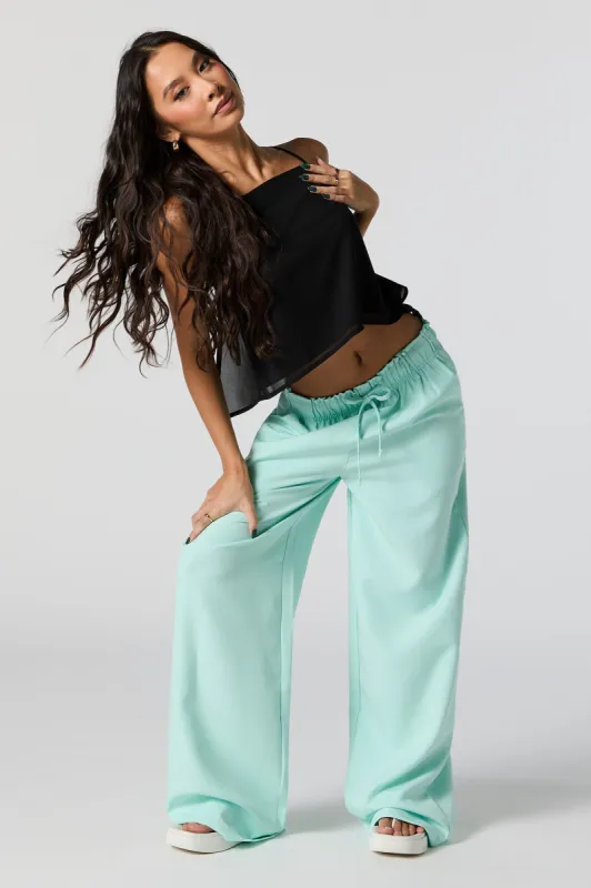 Pantalon à jambe large avec taille coulissante sold by Urban Planet