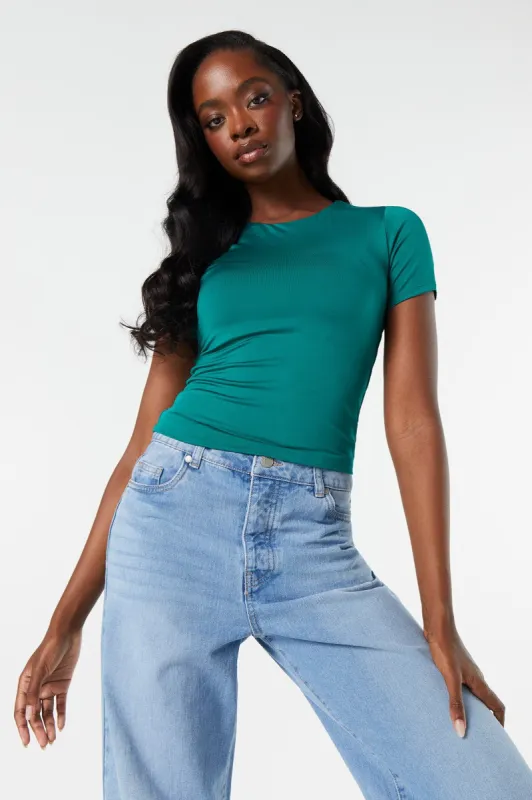 Contour Skimmer Crewneck Top sold by Urban Planet