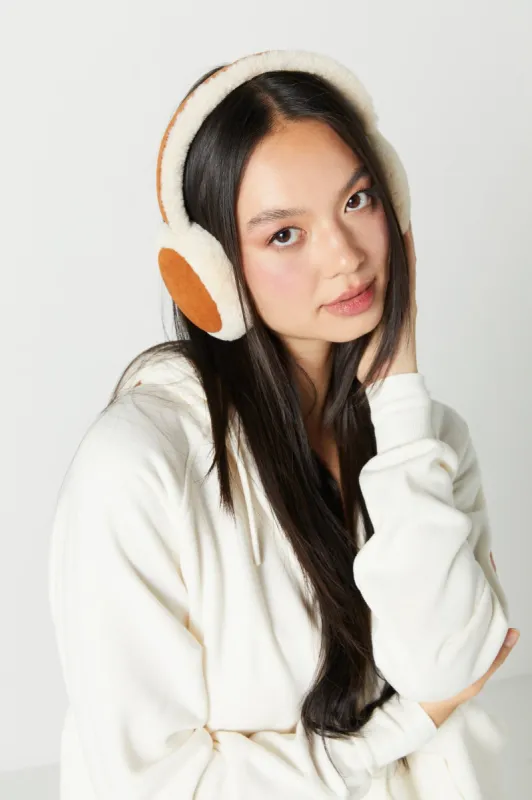 Plush Faux Suede Earmuffs sold by Urban Planet
