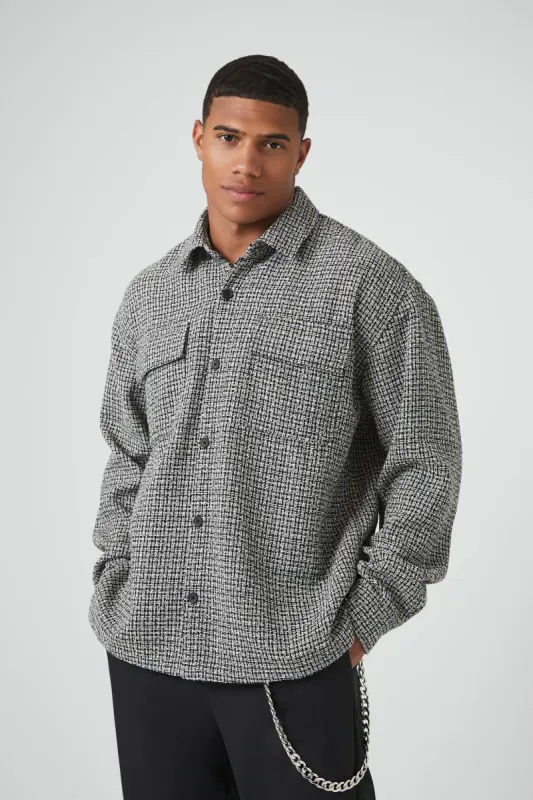 Textured Button-Up Top sold by Urban Planet