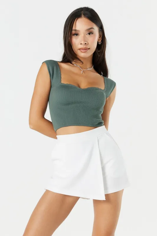 Sweetheart Lace Trim Skimmer Top sold by Urban Planet