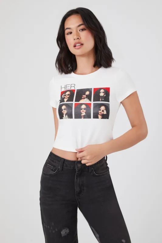 HER Graphic Baby Tee sold by Urban Planet