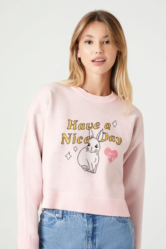 Have A Nice Day Graphic Sweater sold by Urban Planet