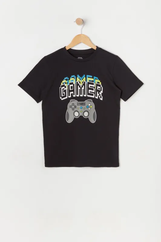 Boys Gamer Graphic T-Shirt sold by Urban Planet