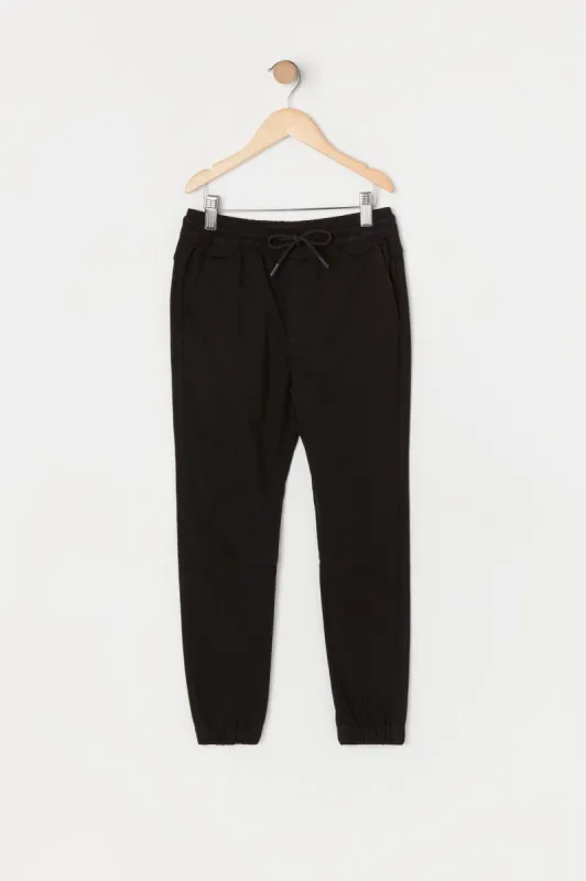 Boys Solid Slim Jogger sold by Urban Planet