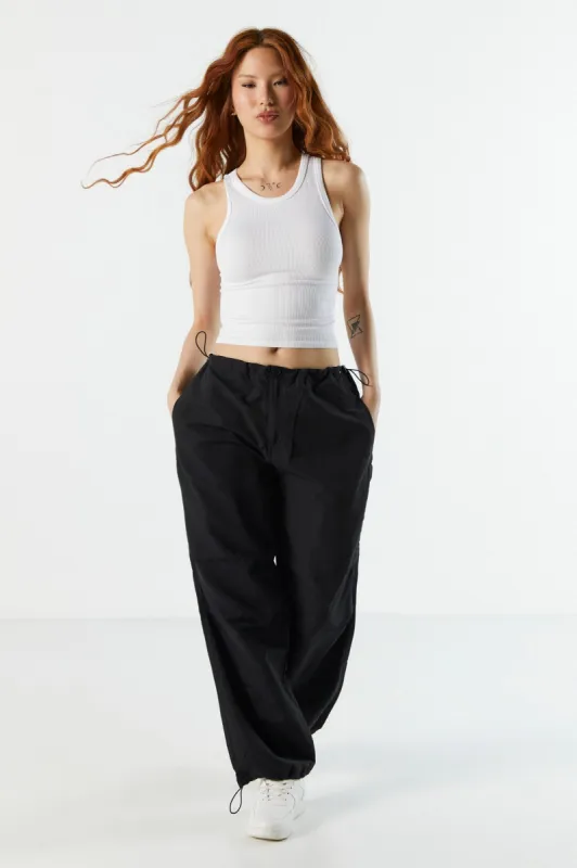 Pantalon parachute uni sold by Urban Planet