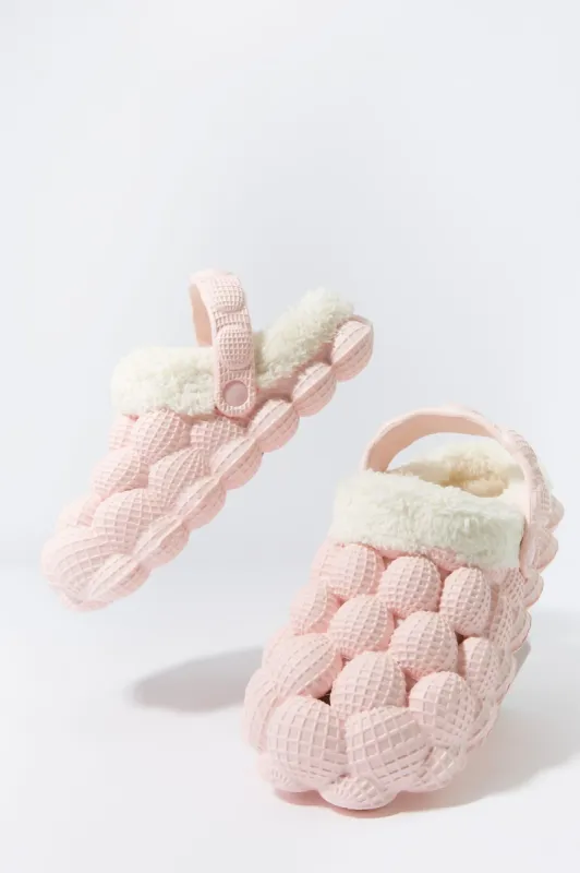 Faux Fur Lined Bubble Slide sold by Urban Planet