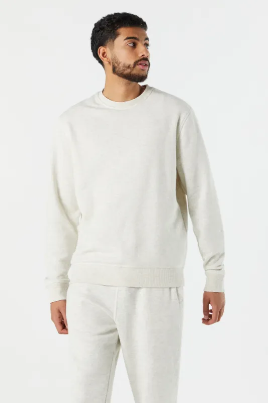 Solid Coloured Fleece Sweatshirt sold by Urban Planet