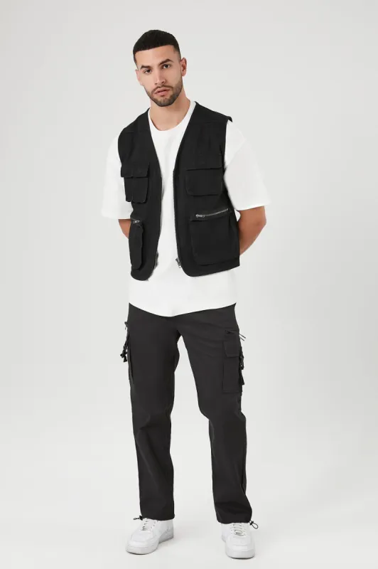 Jogger cargo en sergé à taille coulissante sold by Urban Planet