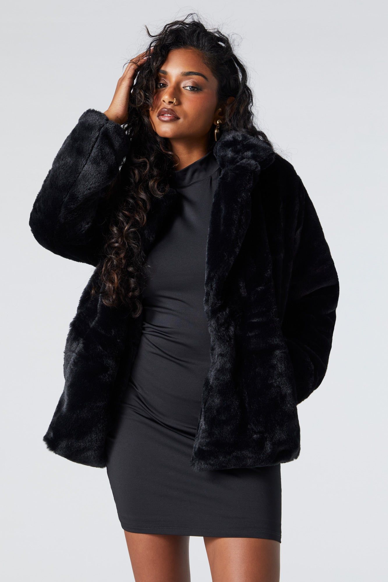 Blouson avec col en similifourrure sold by Urban Planet product image thumbnail 4