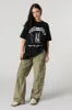 Metallica Ride the Lightning Graphic Boyfriend T-Shirt sold by Urban Planet