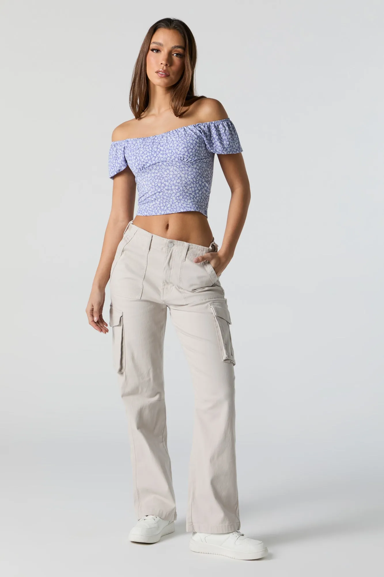 Floral Print Milkmaid Top sold by Urban Planet product image thumbnail 3