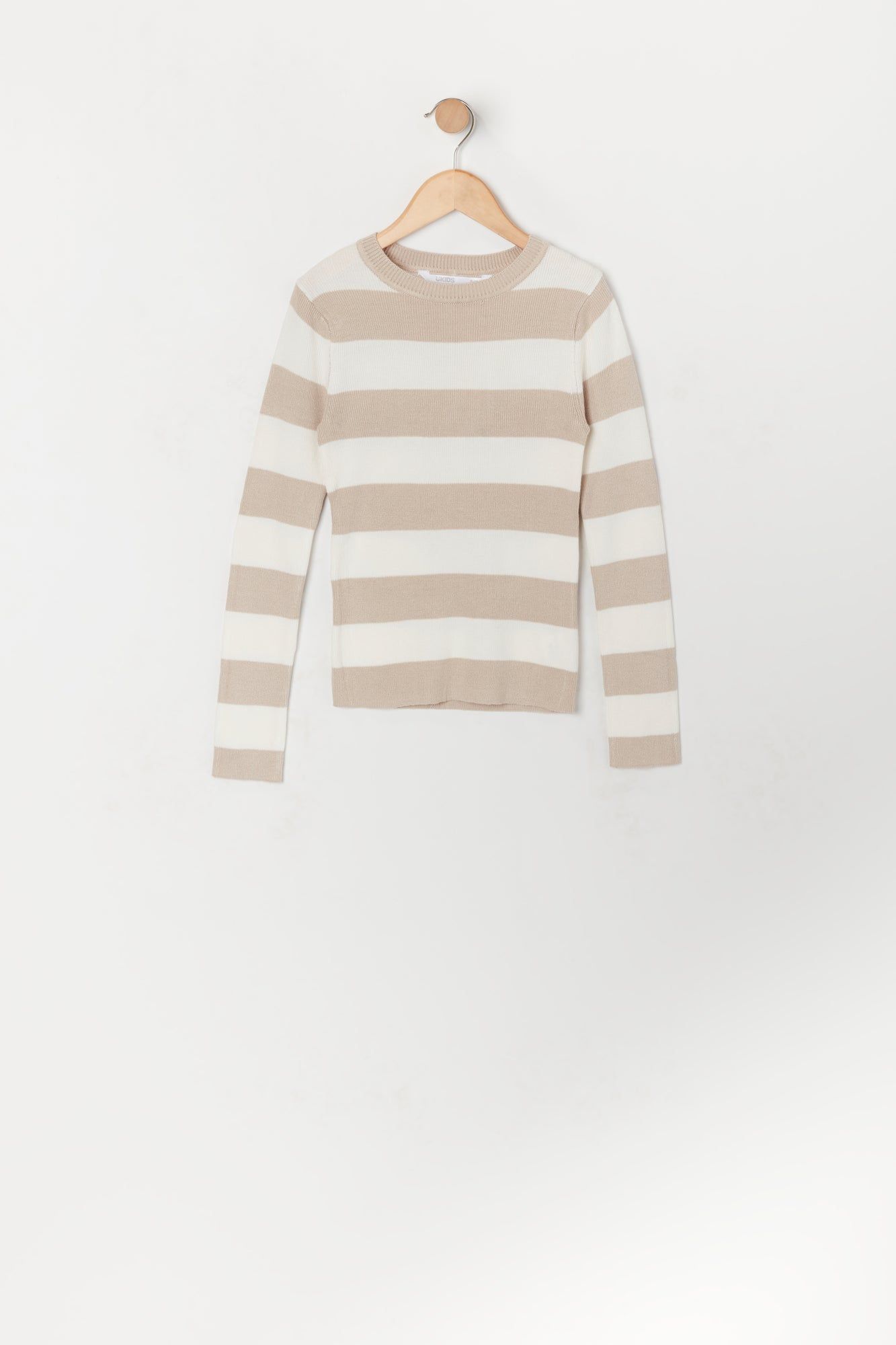 Chandail ras du cou rayé pour fille sold by Urban Planet