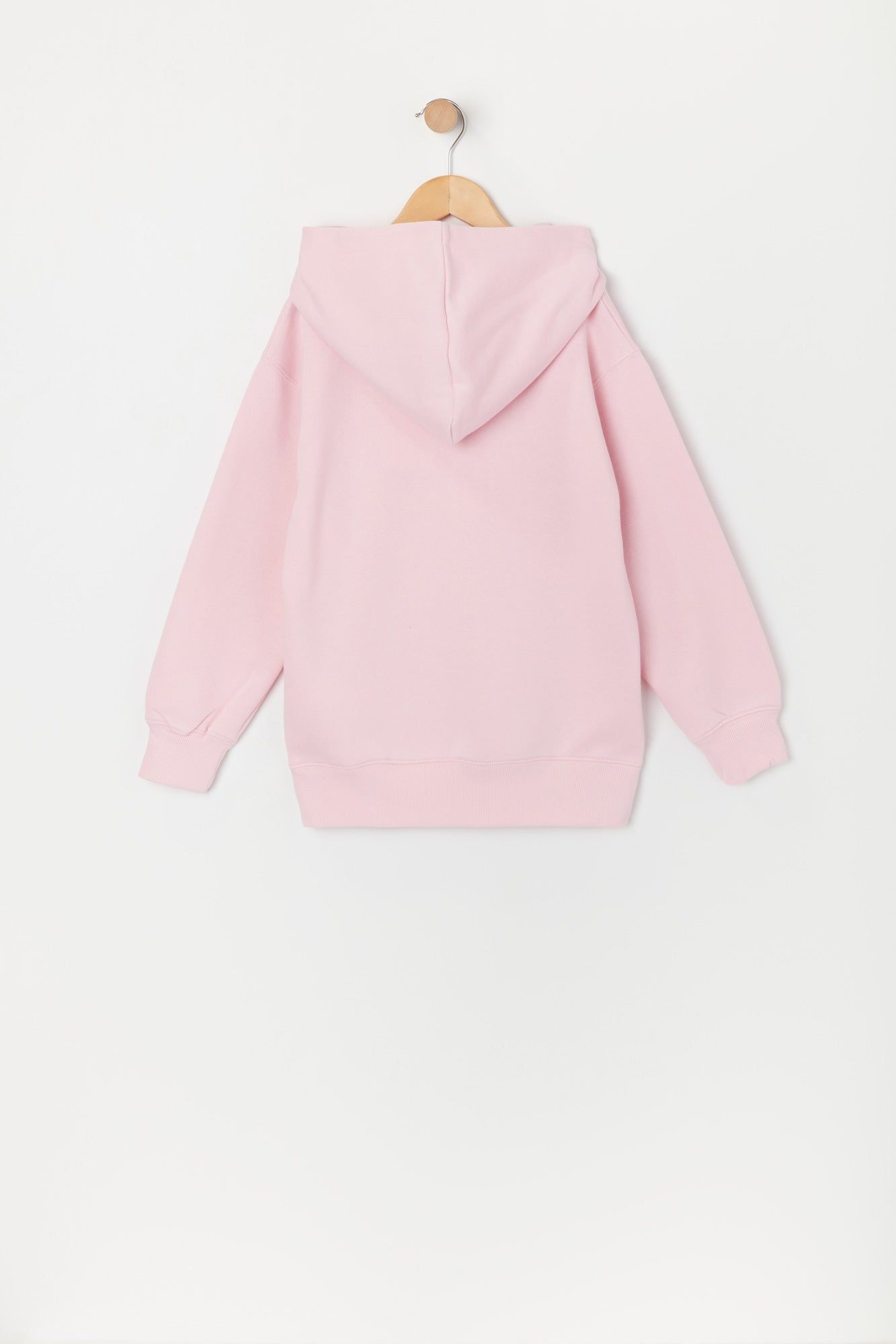 Girls Solid Fleece Pullover Hoodie sold by Urban Planet product image thumbnail 12