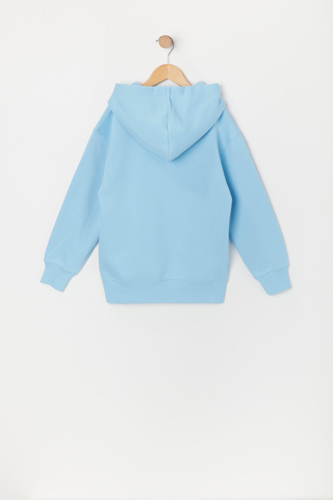 Girls Solid Fleece Pullover Hoodie sold by Urban Planet product image thumbnail 10