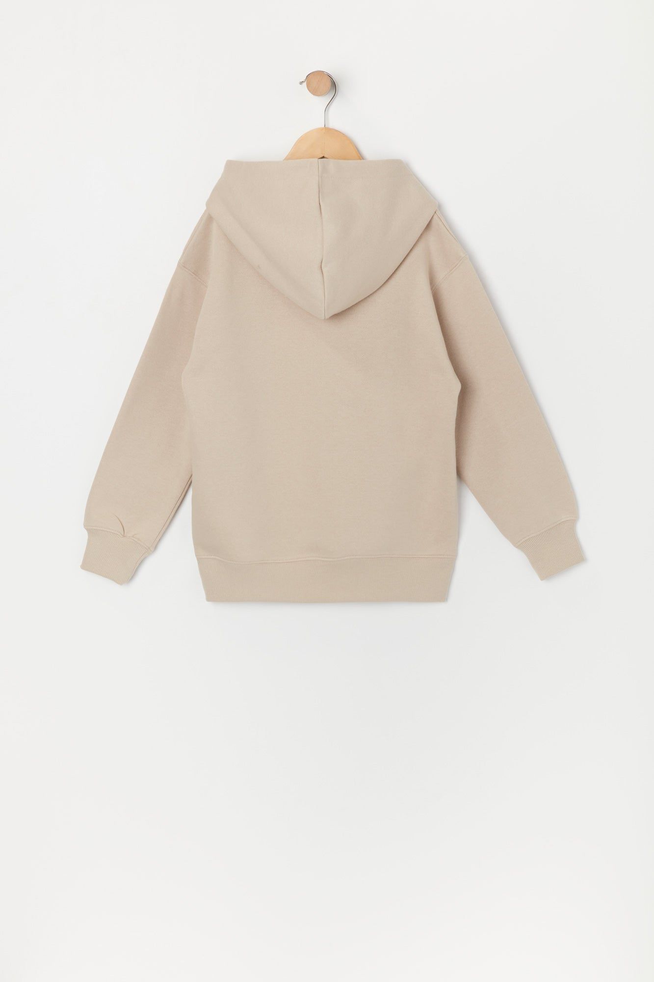Girls Solid Fleece Pullover Hoodie sold by Urban Planet product image thumbnail 8