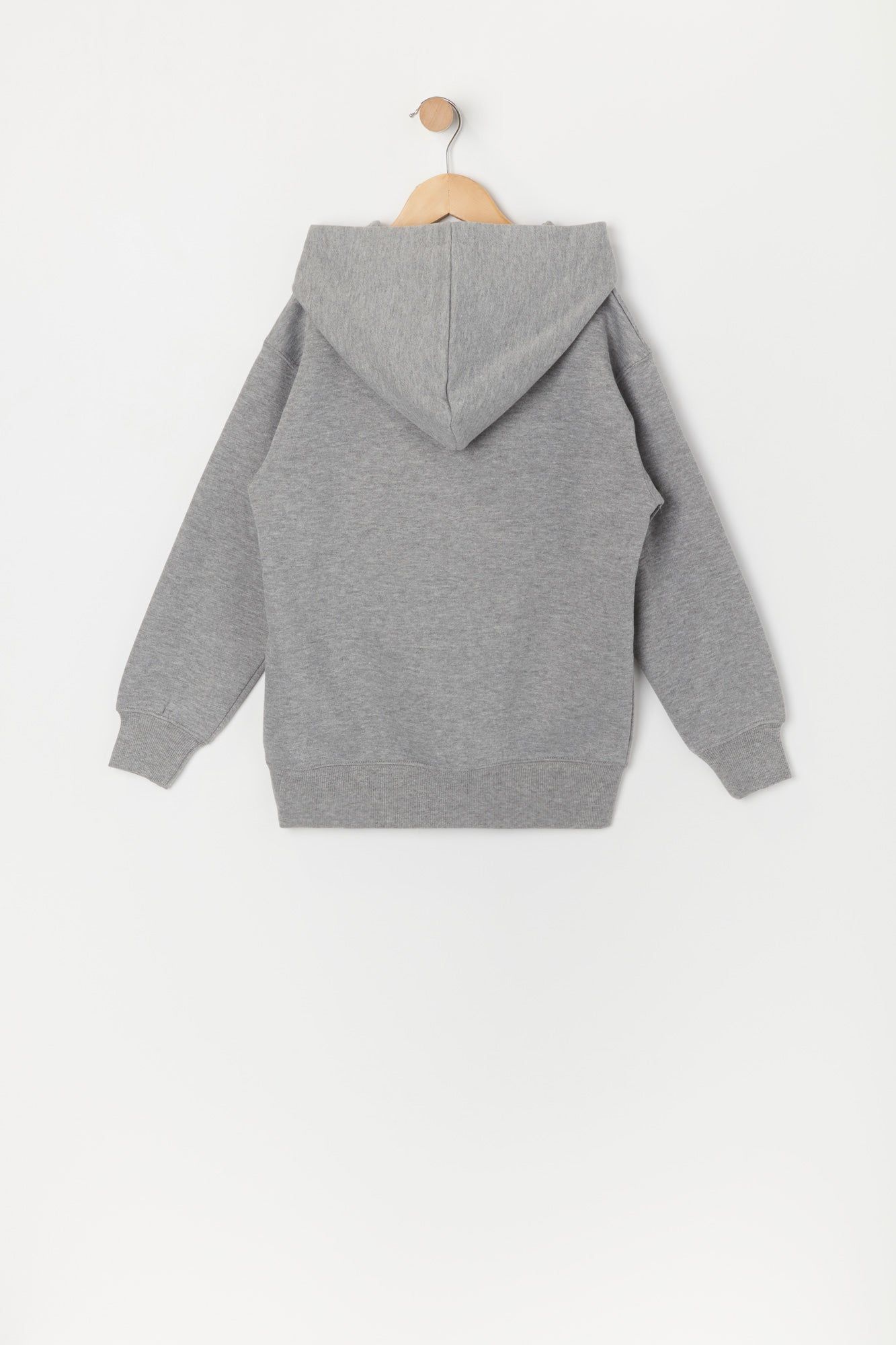 Girls Solid Fleece Pullover Hoodie sold by Urban Planet product image thumbnail 6