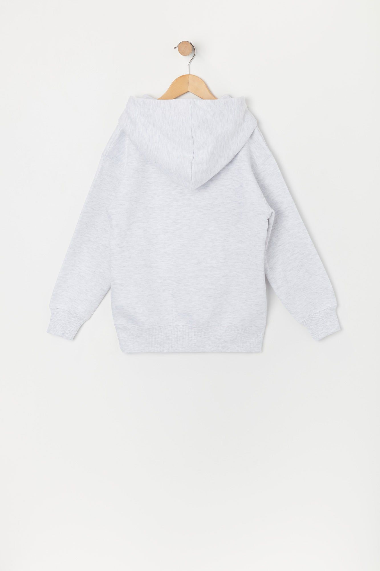 Girls Solid Fleece Pullover Hoodie sold by Urban Planet product image thumbnail 4