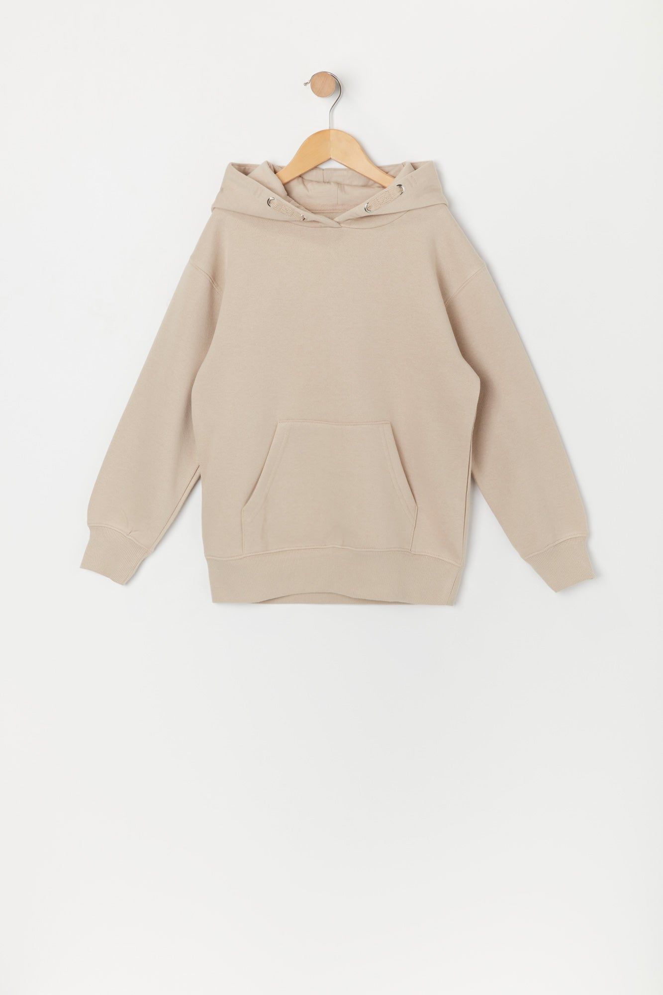 Girls Solid Fleece Pullover Hoodie sold by Urban Planet product image thumbnail 7