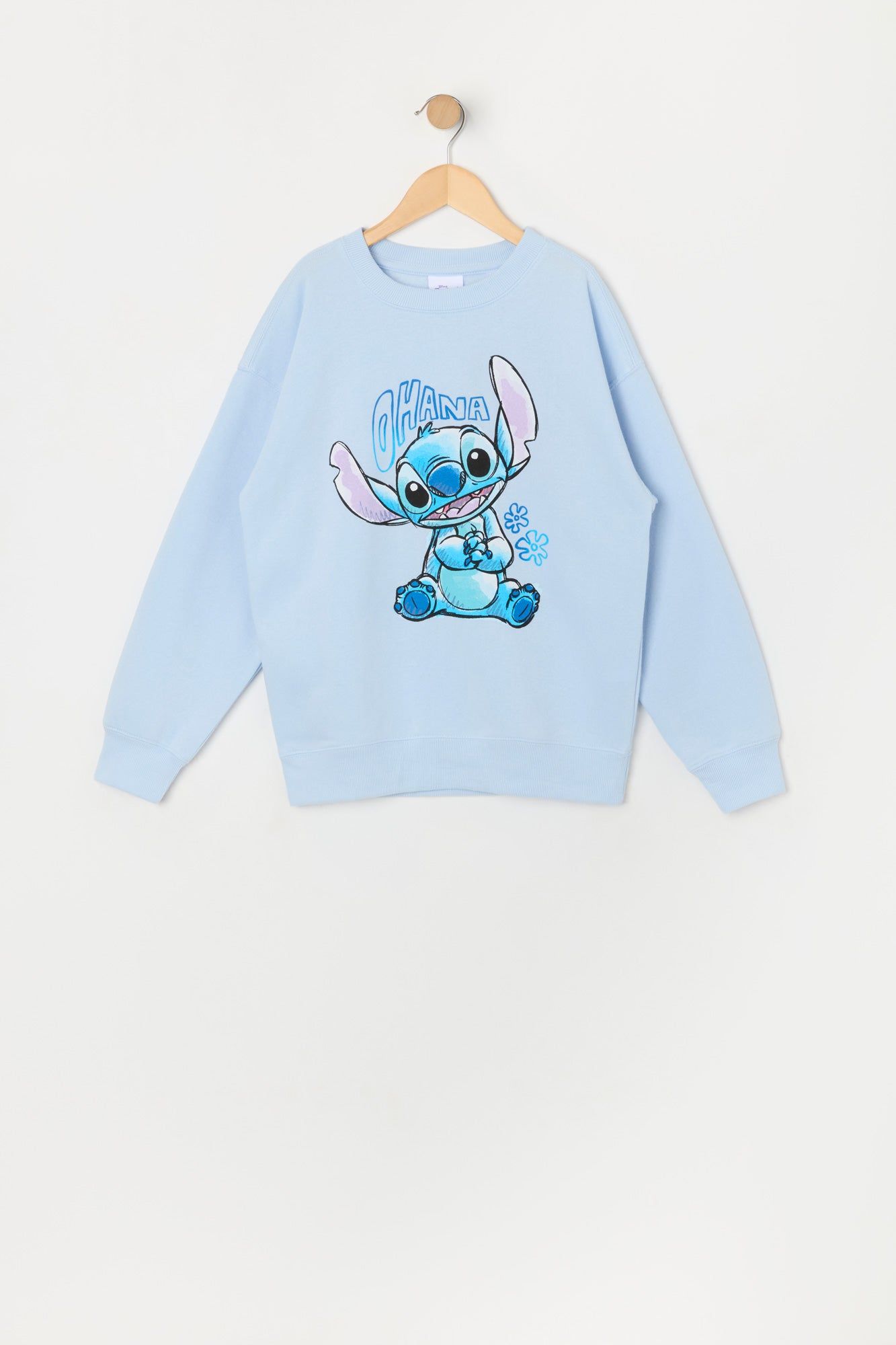 Girls Ohana Stitch Graphic Sweatshirt sold by Urban Planet