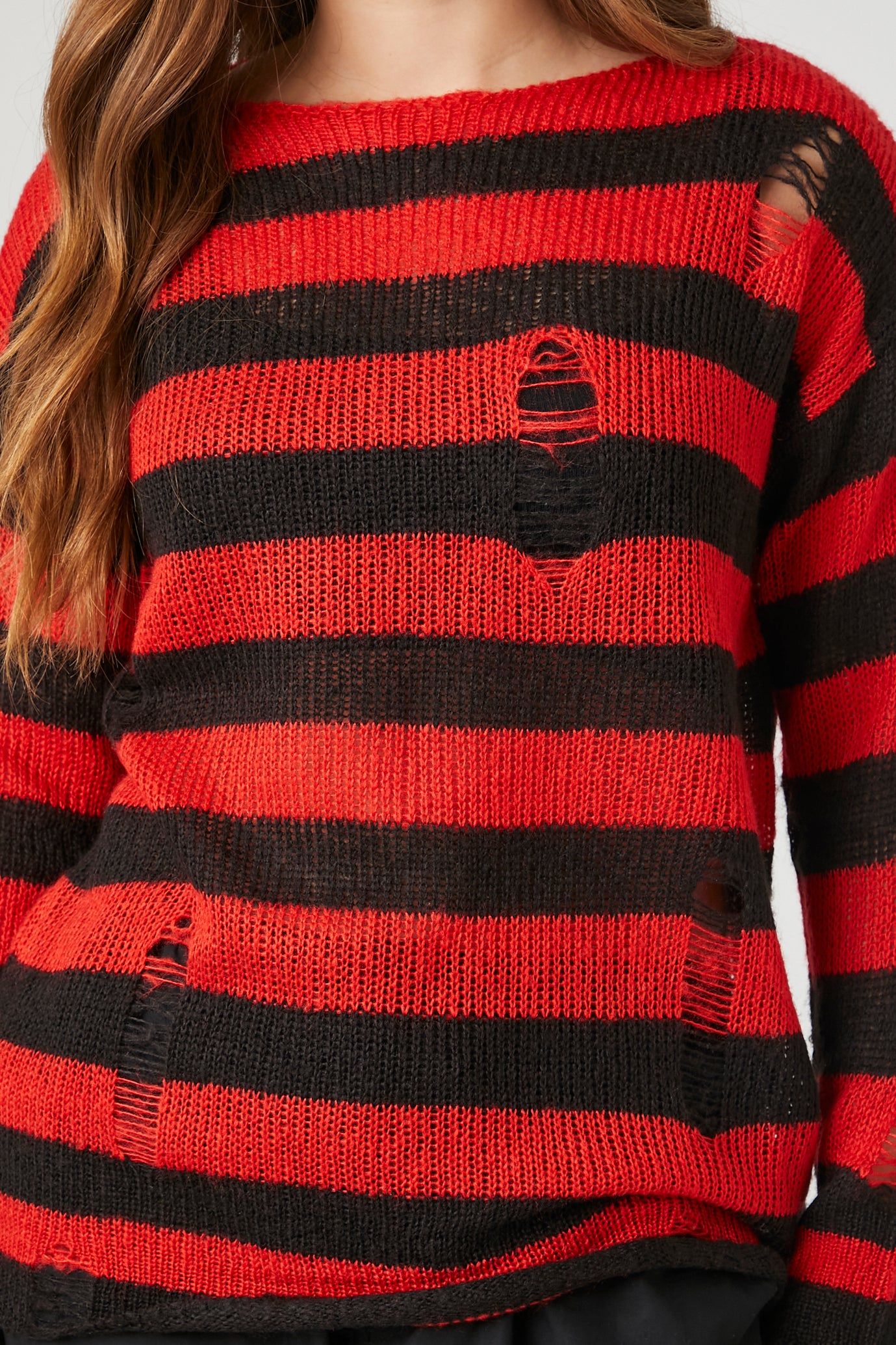 Distressed Striped Sweater sold by Urban Planet product image thumbnail 5