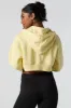 Fleece Zip-Up Cropped Hoodie sold by Urban Planet