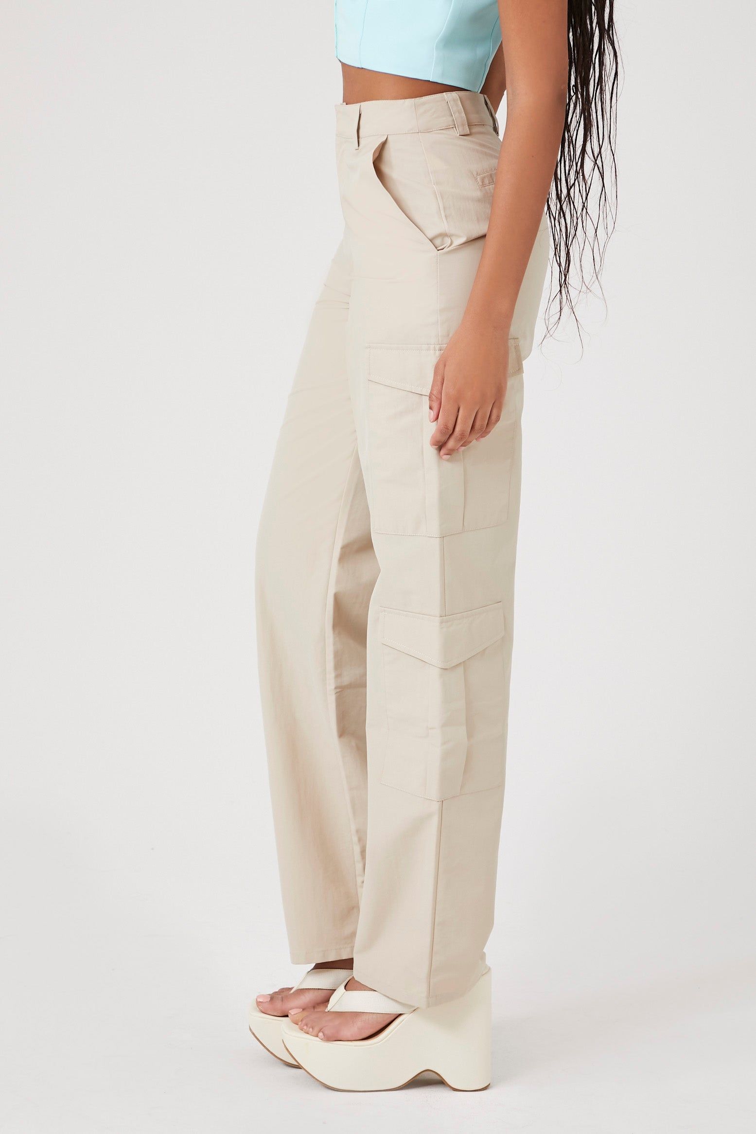 Wide Leg Cargo Pant sold by Urban Planet product image thumbnail 3