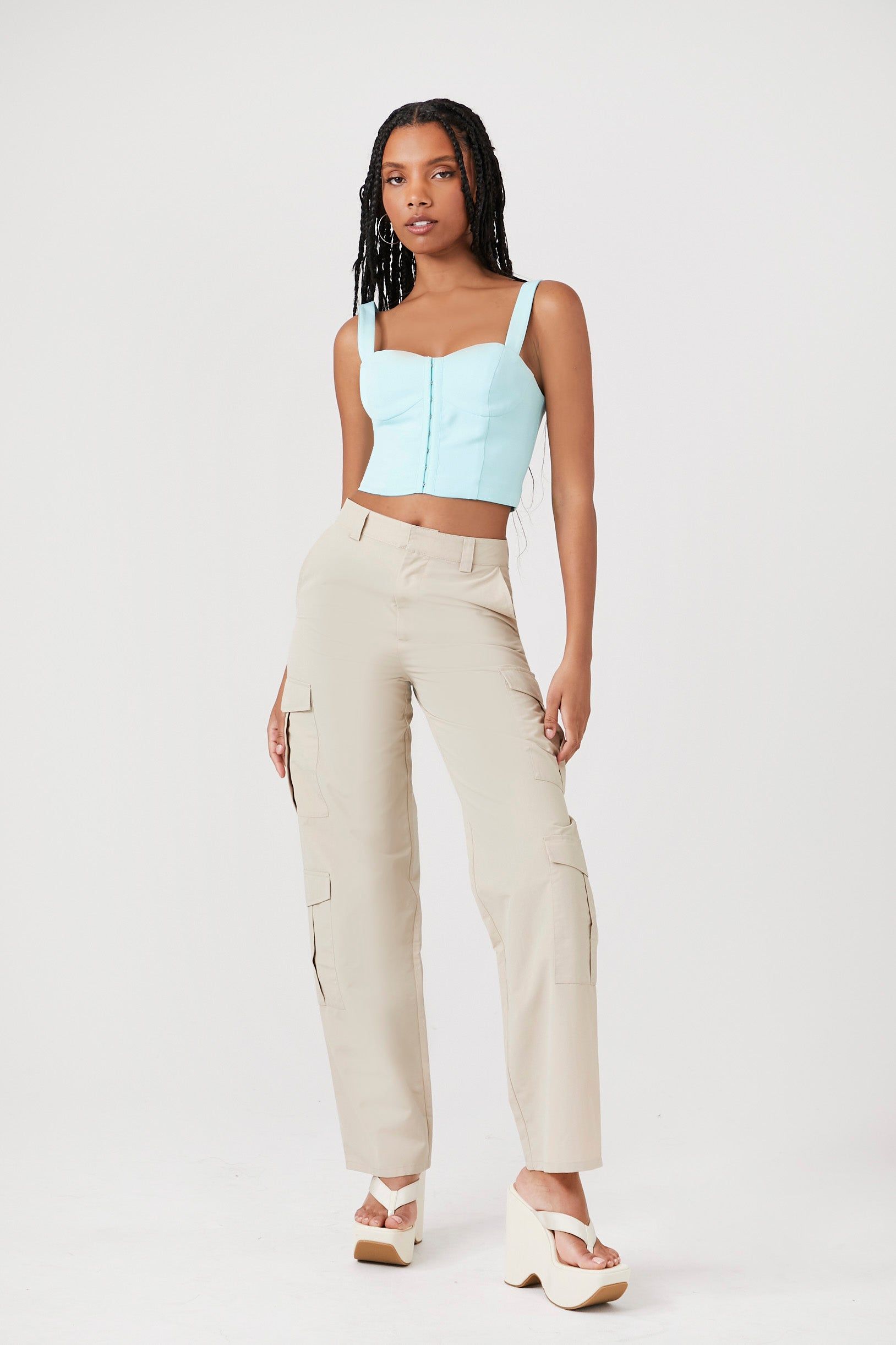 Wide Leg Cargo Pant sold by Urban Planet