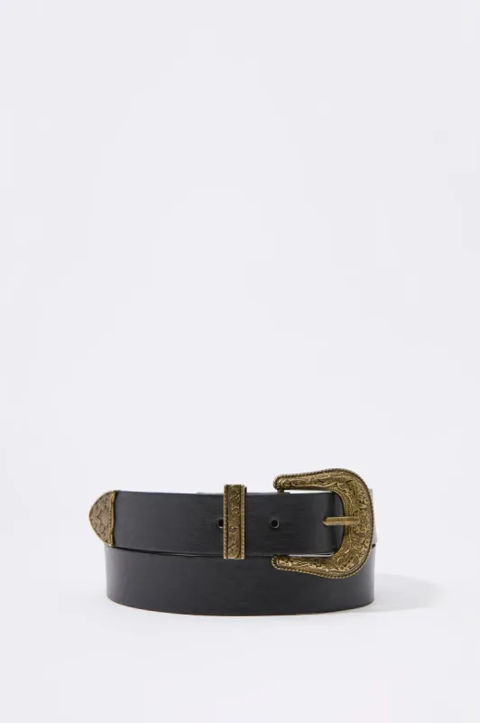 Western Buckle Belt sold by Urban Planet