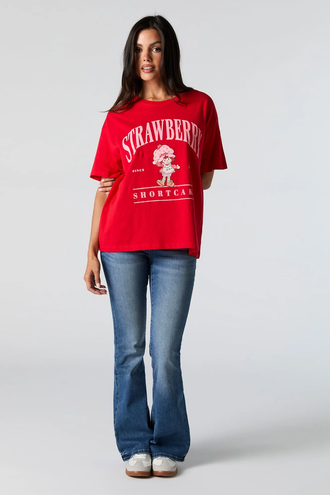 Strawberry Shortcake Graphic Boyfriend T-Shirt sold by Urban Planet product image thumbnail 2