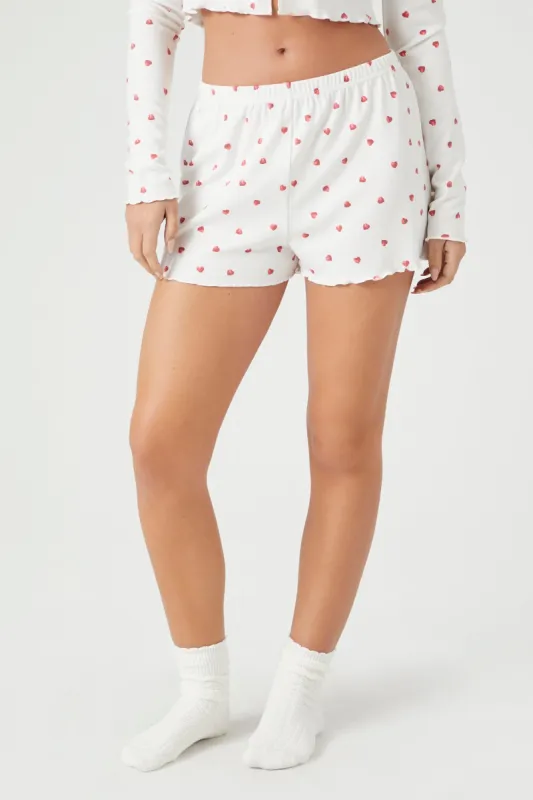 Short pyjama à imprimé Coeur sold by Urban Planet