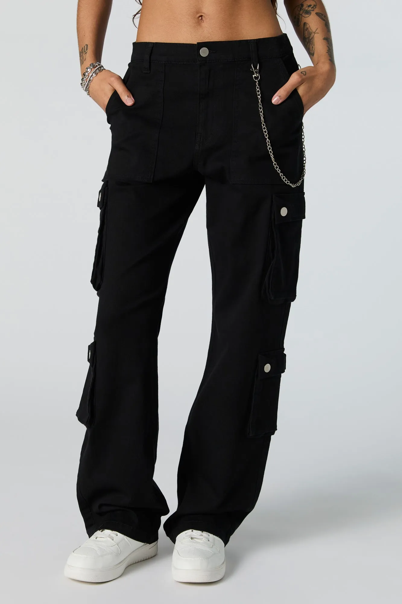 Multi Pocket Chain Cargo Pant sold by Urban Planet product image thumbnail 5