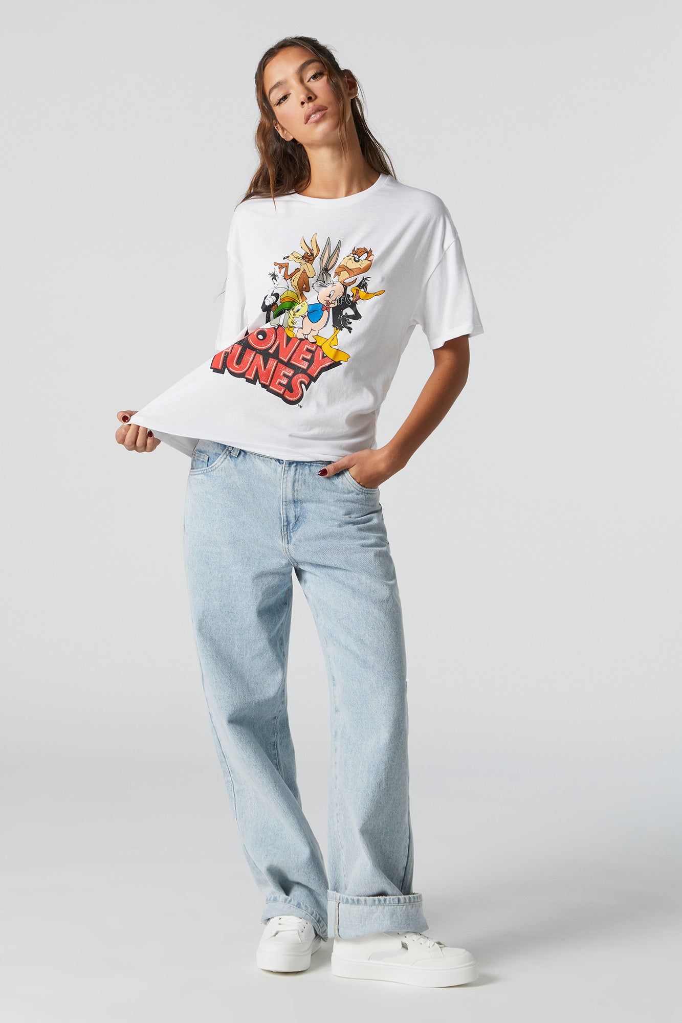 Looney Tunes Graphic Boyfriend T-Shirt sold by Urban Planet product image thumbnail 3