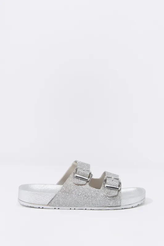 Sandales avec boucles et pierres du Rhin pour fille sold by Urban Planet