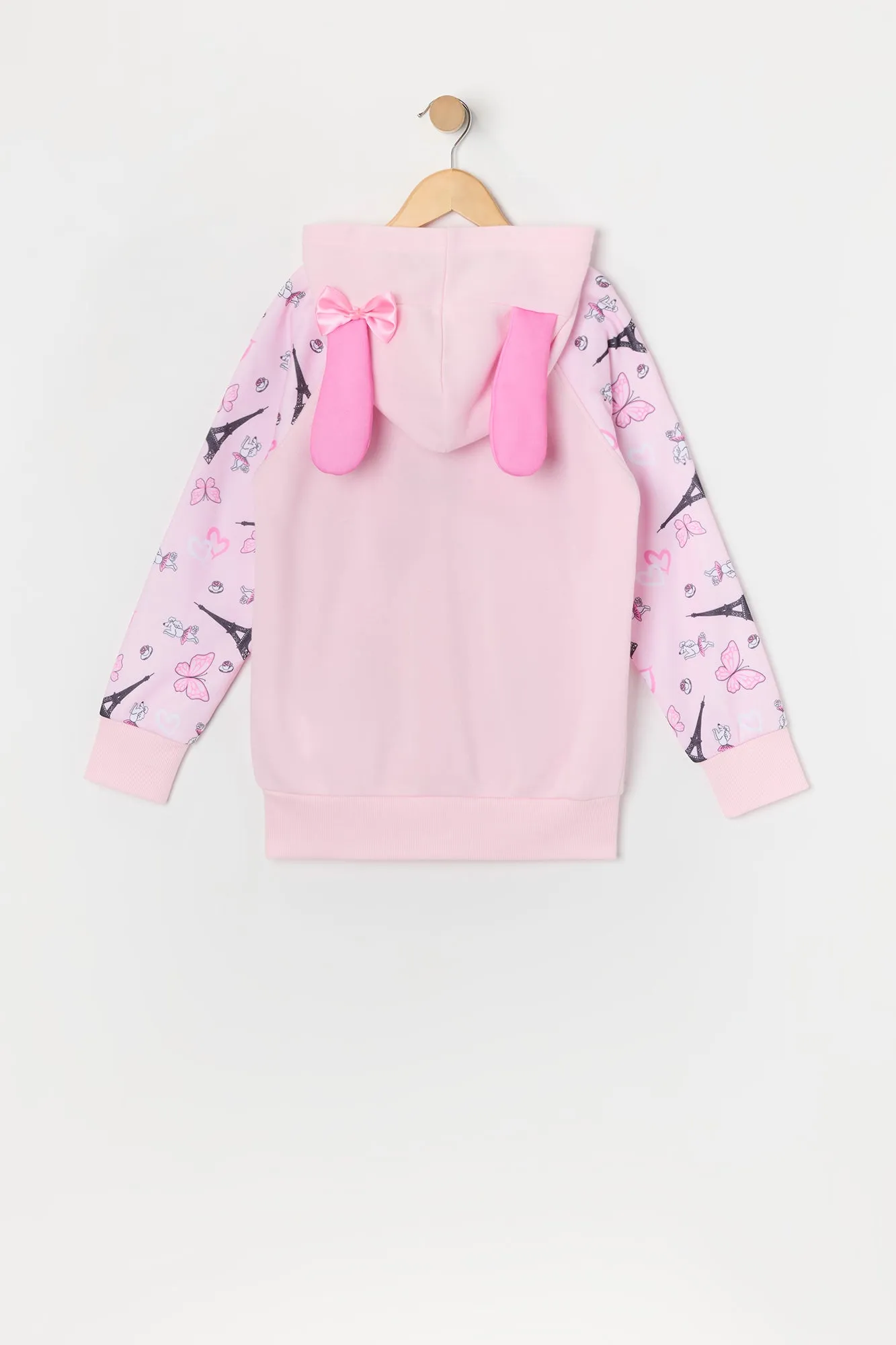 Girls Paris Puppy Character Hoodie sold by Urban Planet product image thumbnail 3