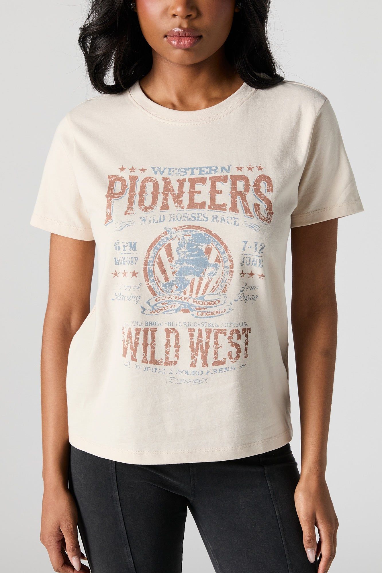 Wild West Graphic Oversized T-Shirt sold by Urban Planet product image thumbnail 3