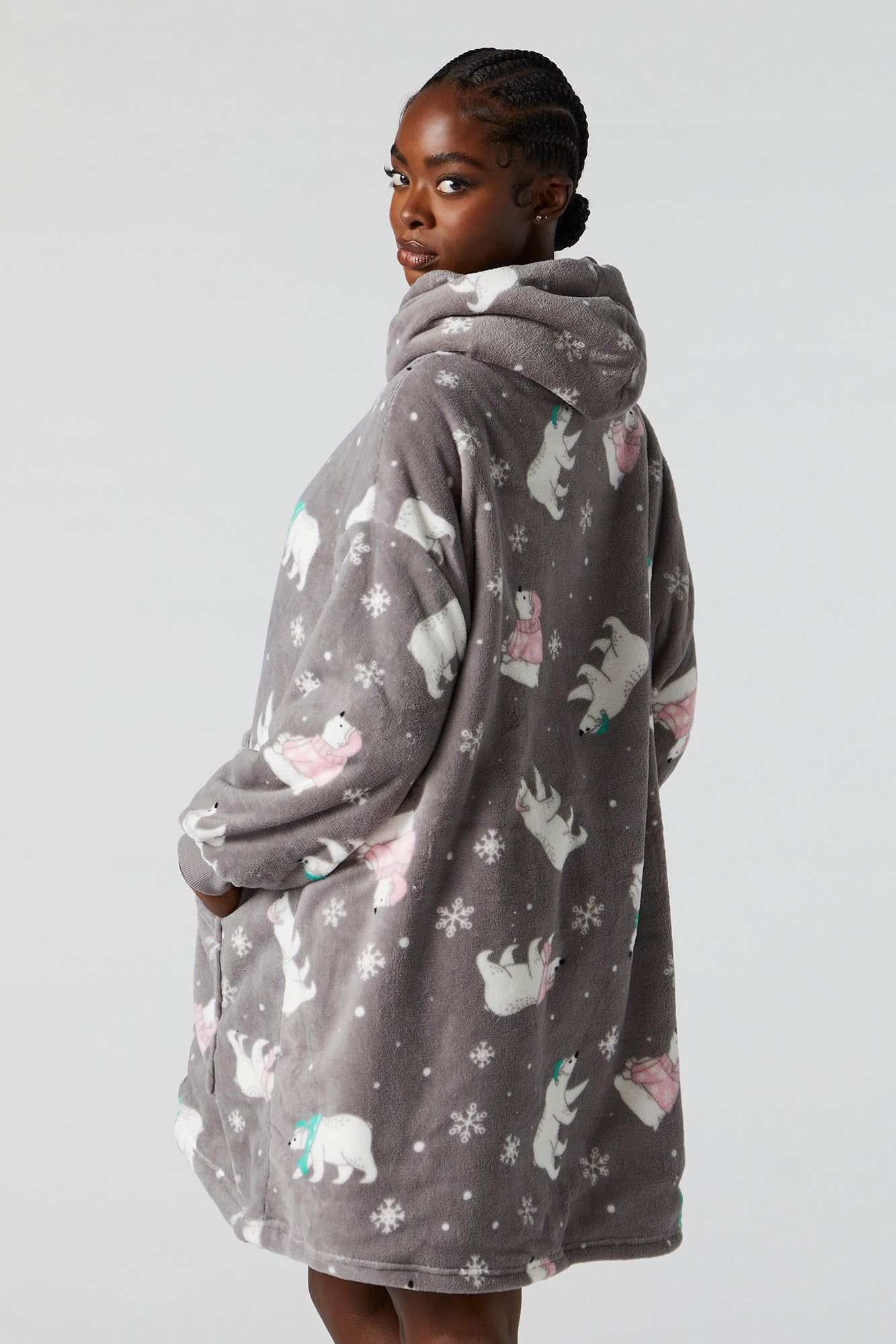 Haut surdimensionné à imprimé ours de Noël sold by Urban Planet product image thumbnail 2