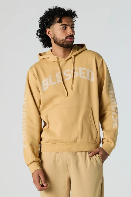 Blessed Graphic Fleece Hoodie sold by Urban Planet