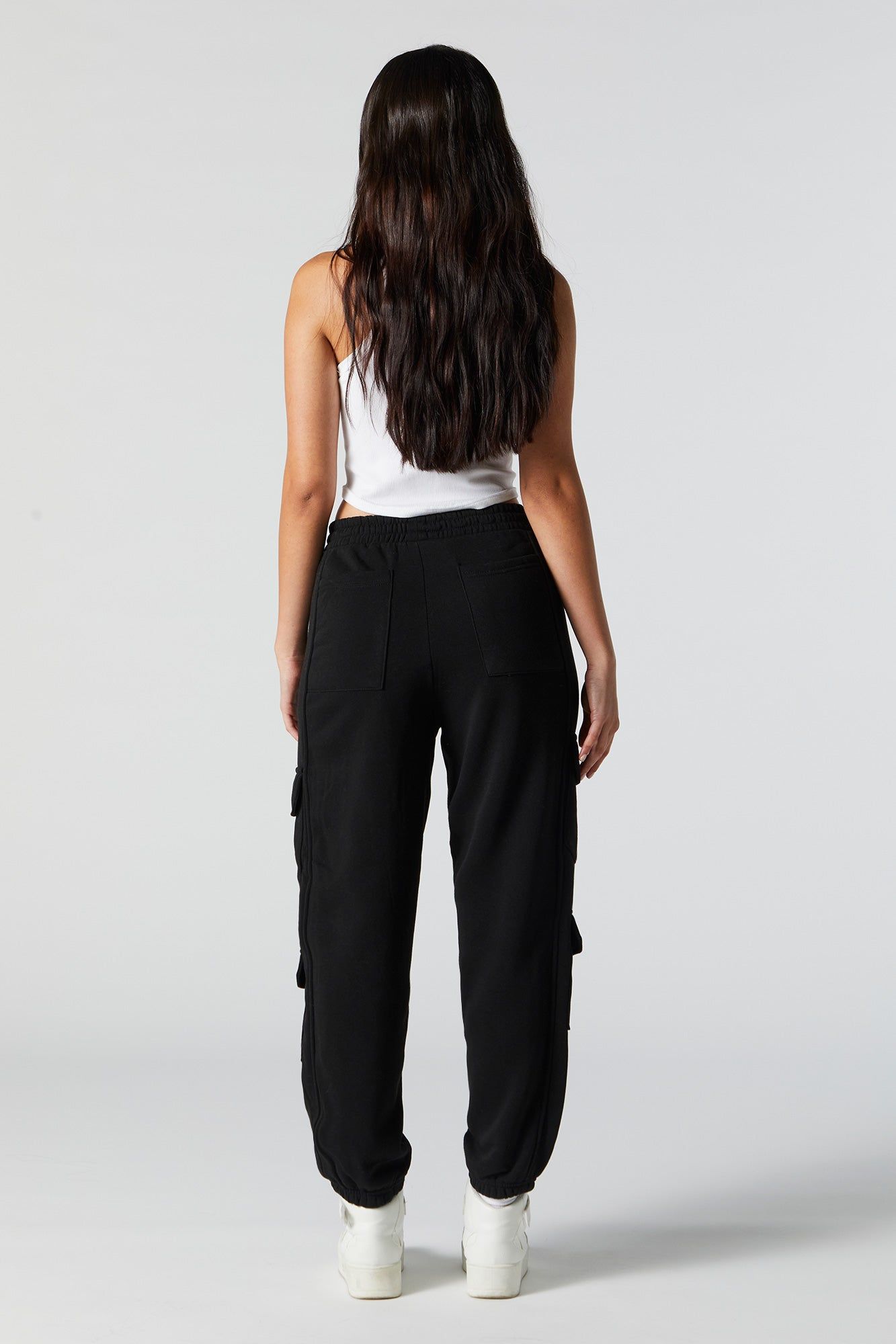 Pantalon de jogging cargo avec poches multtiples en molleton sold by Urban Planet product image thumbnail 3