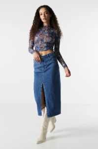 Ruched Long Sleeve Top sold by Urban Planet