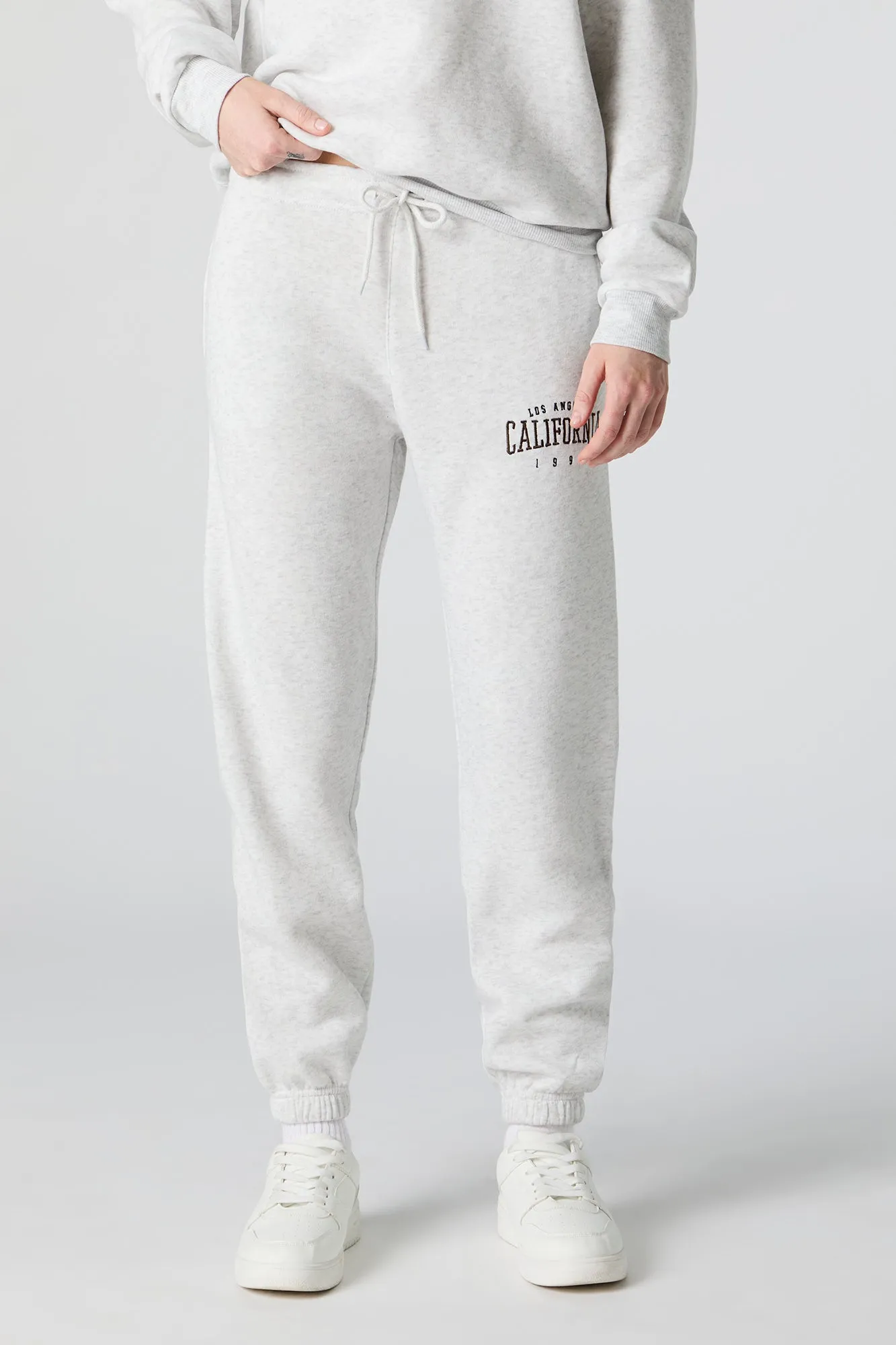 California Embroidered Fleece Everyday Jogger sold by Urban Planet product image thumbnail 2