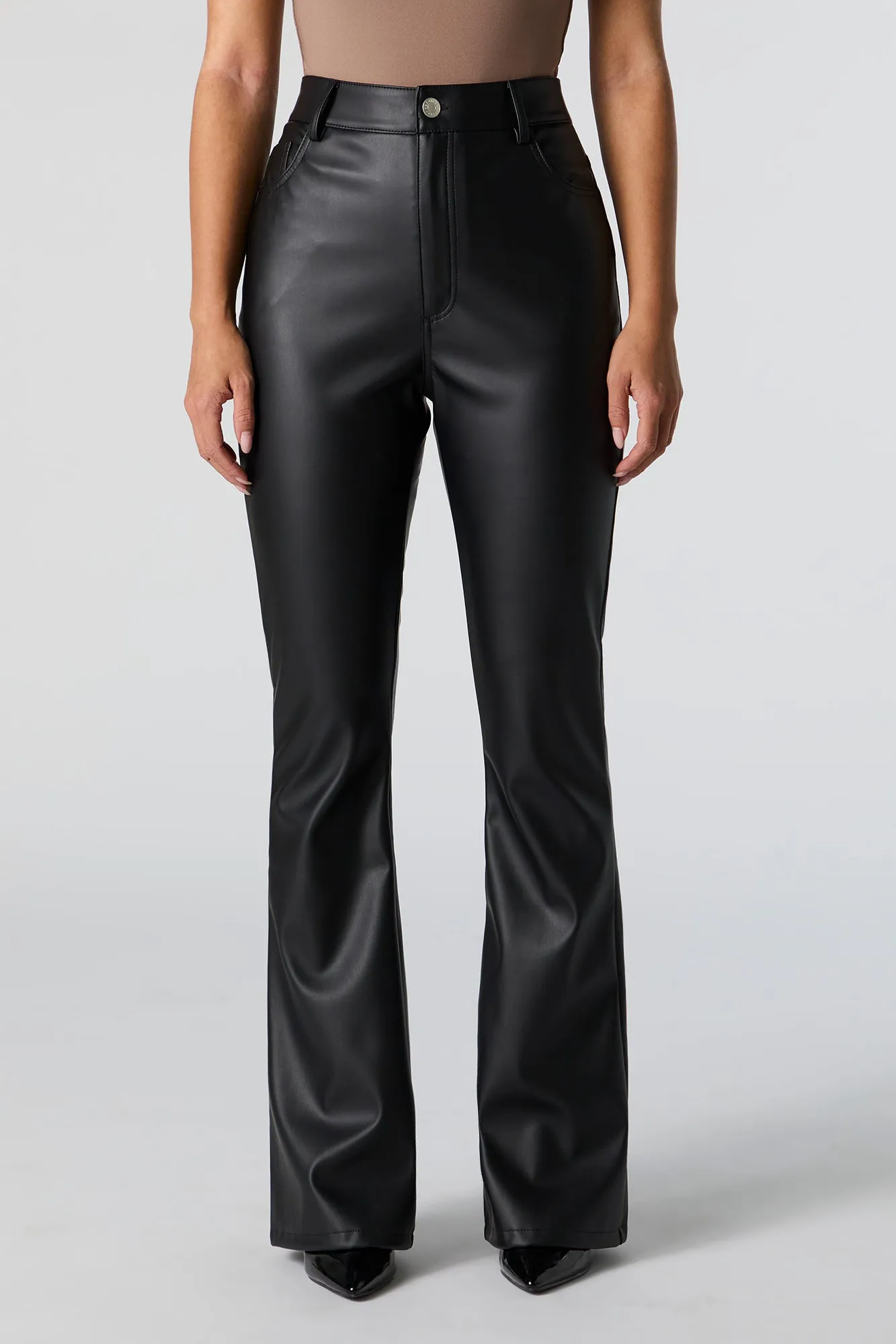 Faux Leather Flare Pant sold by Urban Planet product image thumbnail 2