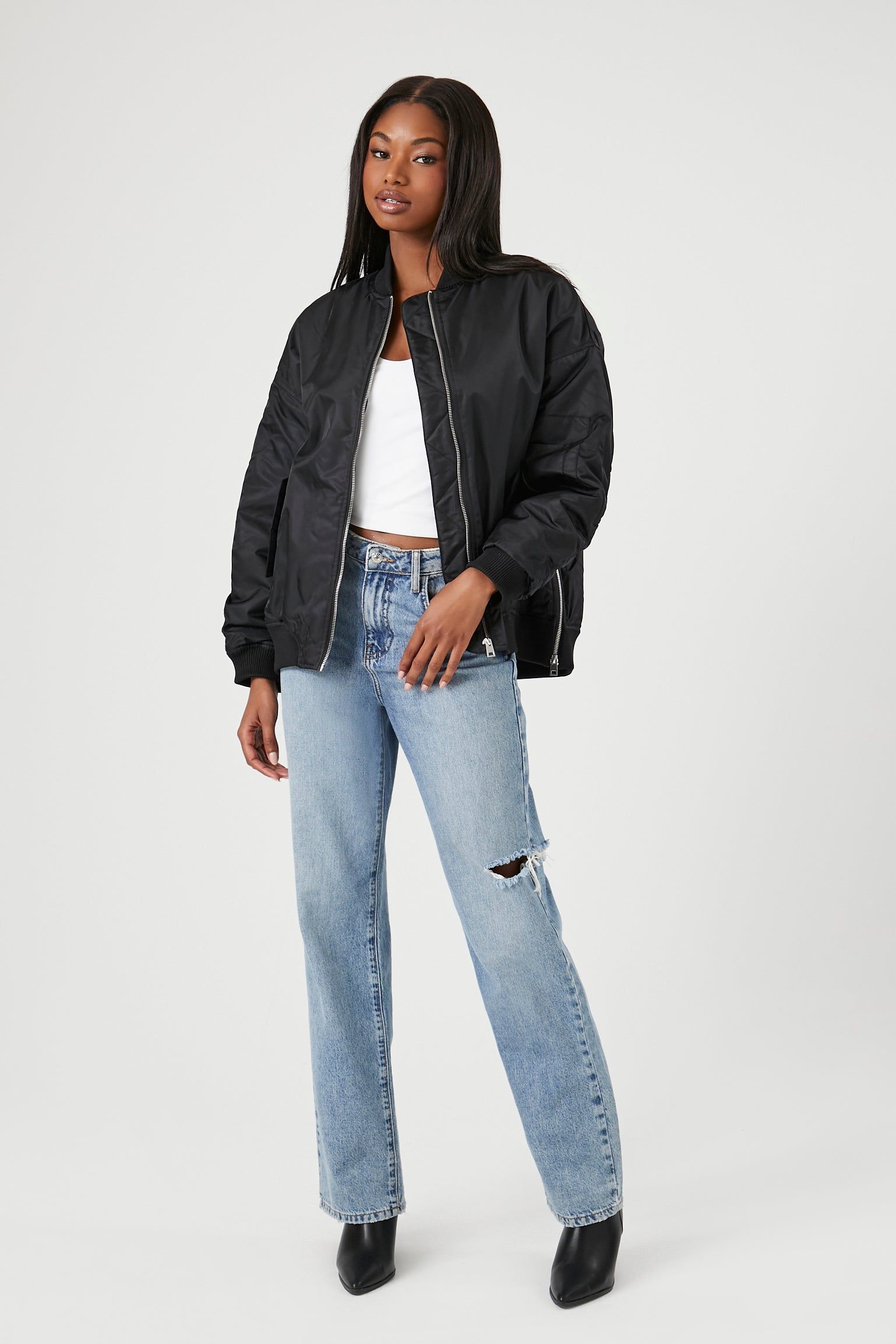 Utility Bomber Jacket sold by Urban Planet product image thumbnail 4