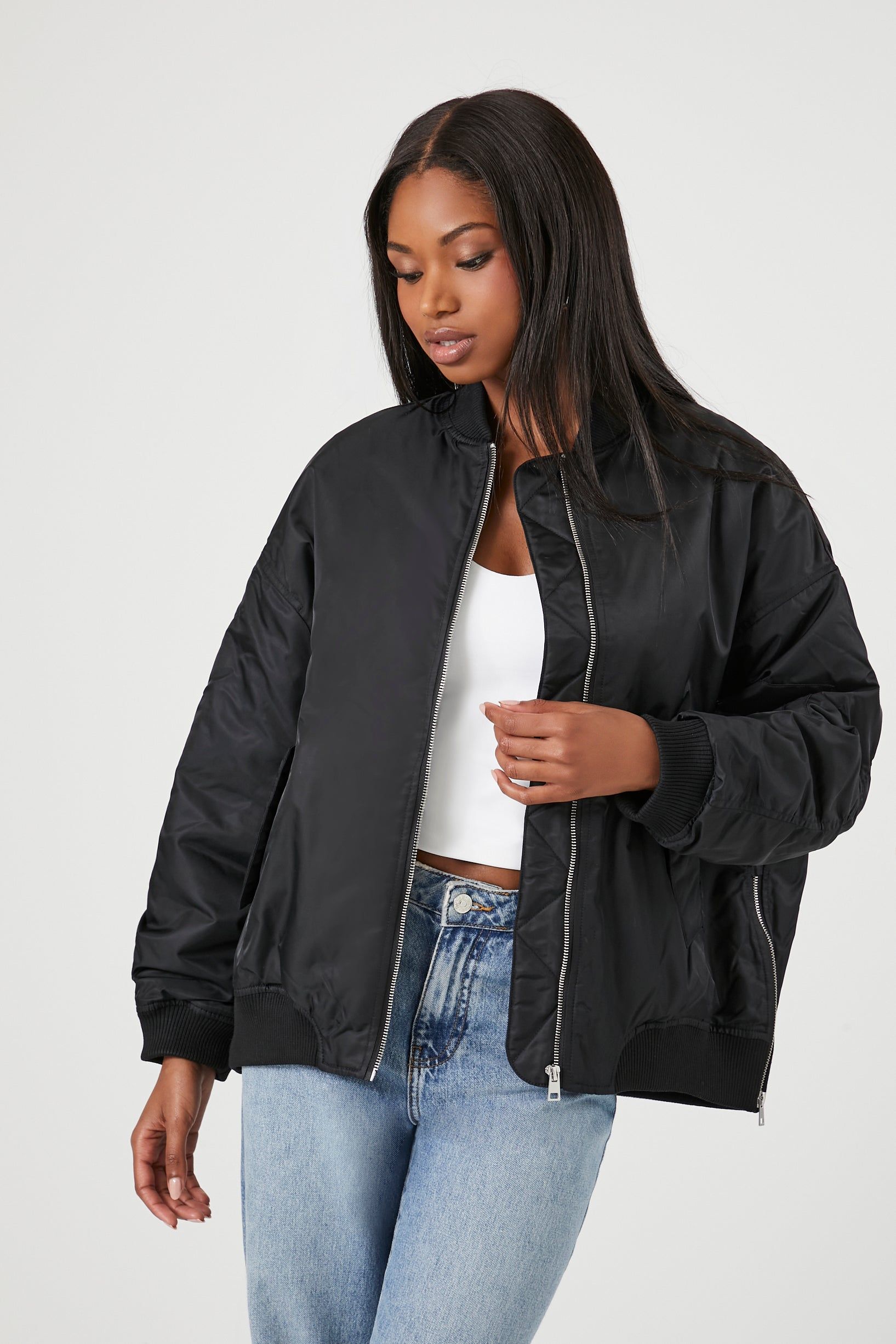 Utility Bomber Jacket sold by Urban Planet