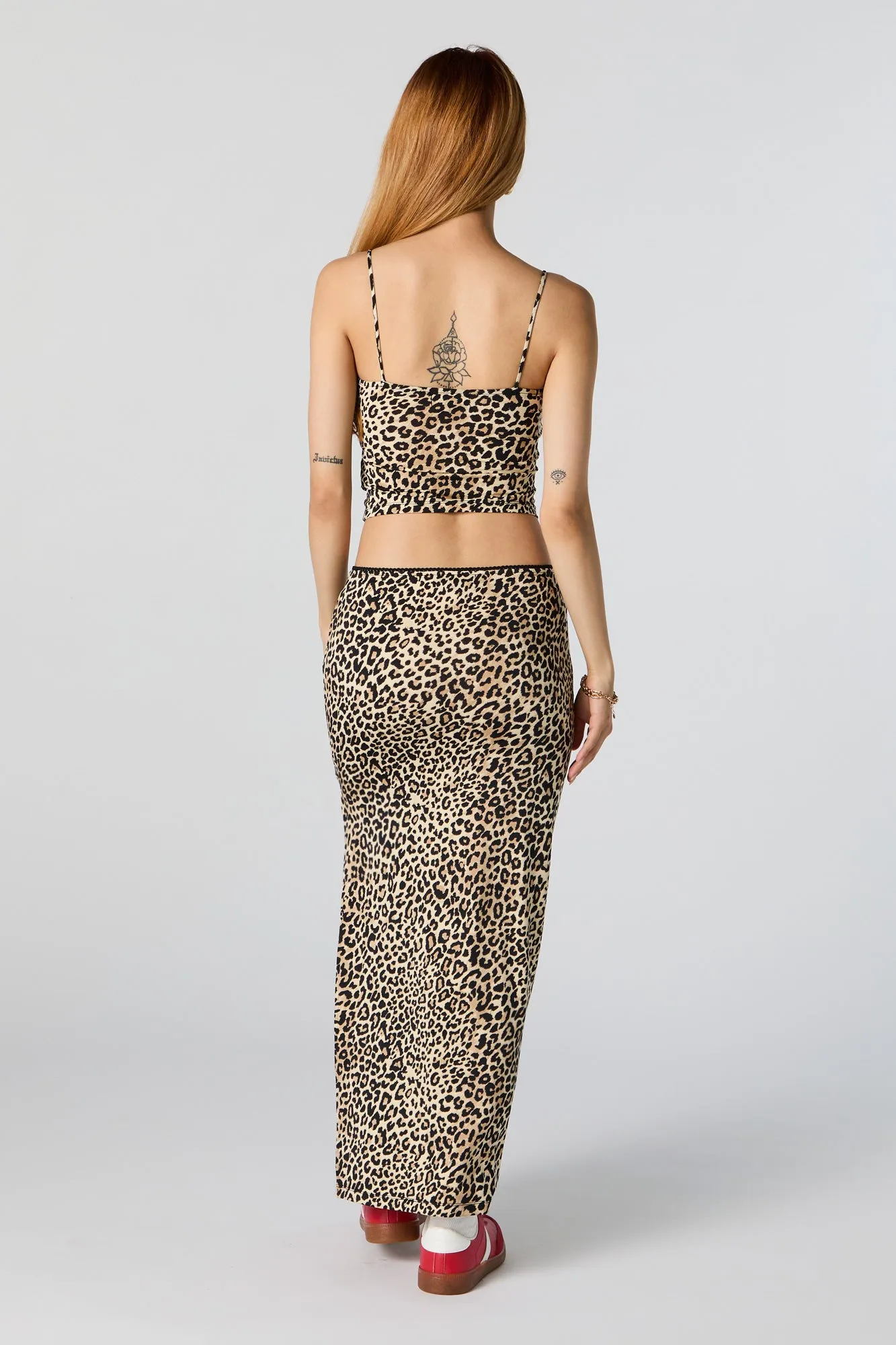 Lace Trim Slit Maxi Skirt sold by Urban Planet product image thumbnail 3
