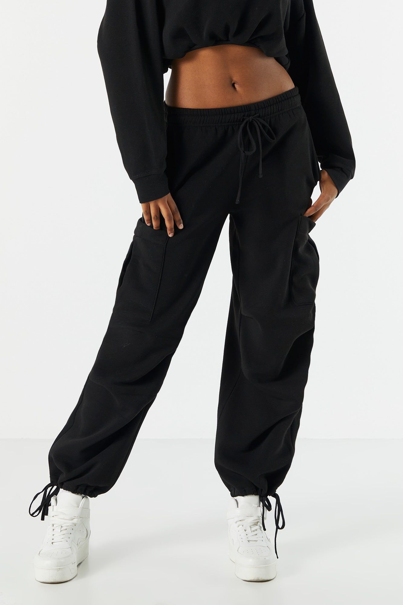 Pantalon de jogging cargo parachute en molleton sold by Urban Planet product image thumbnail 5