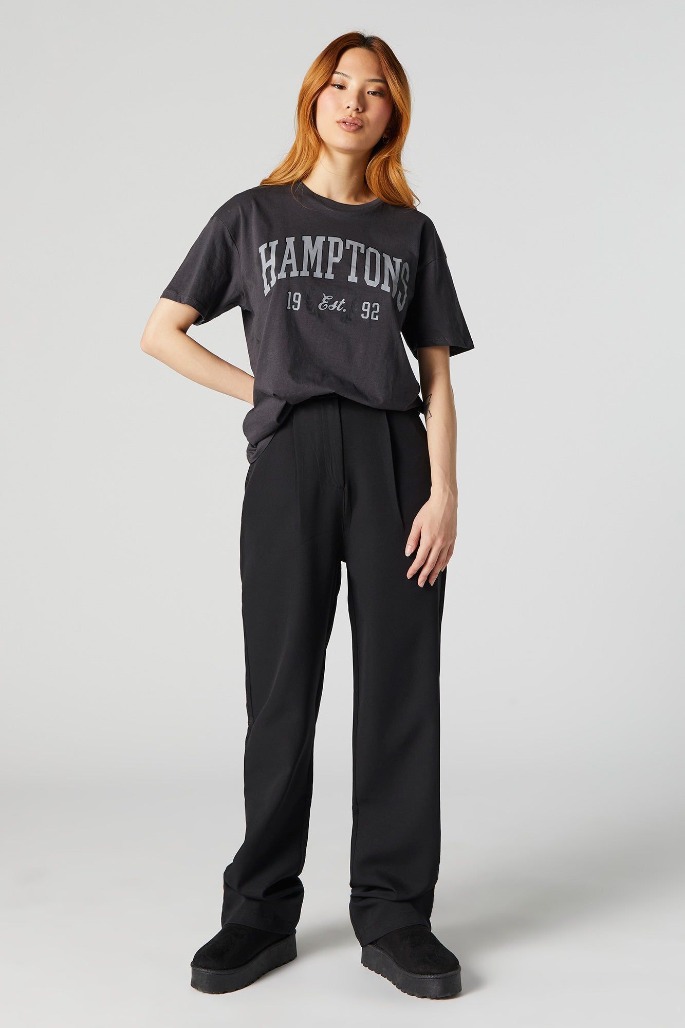 Hamptons Varsity Graphic Boyfriend T-Shirt sold by Urban Planet product image thumbnail 3