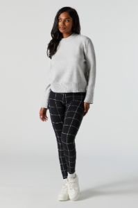 Plaid Print Back Pocket Legging sold by Urban Planet