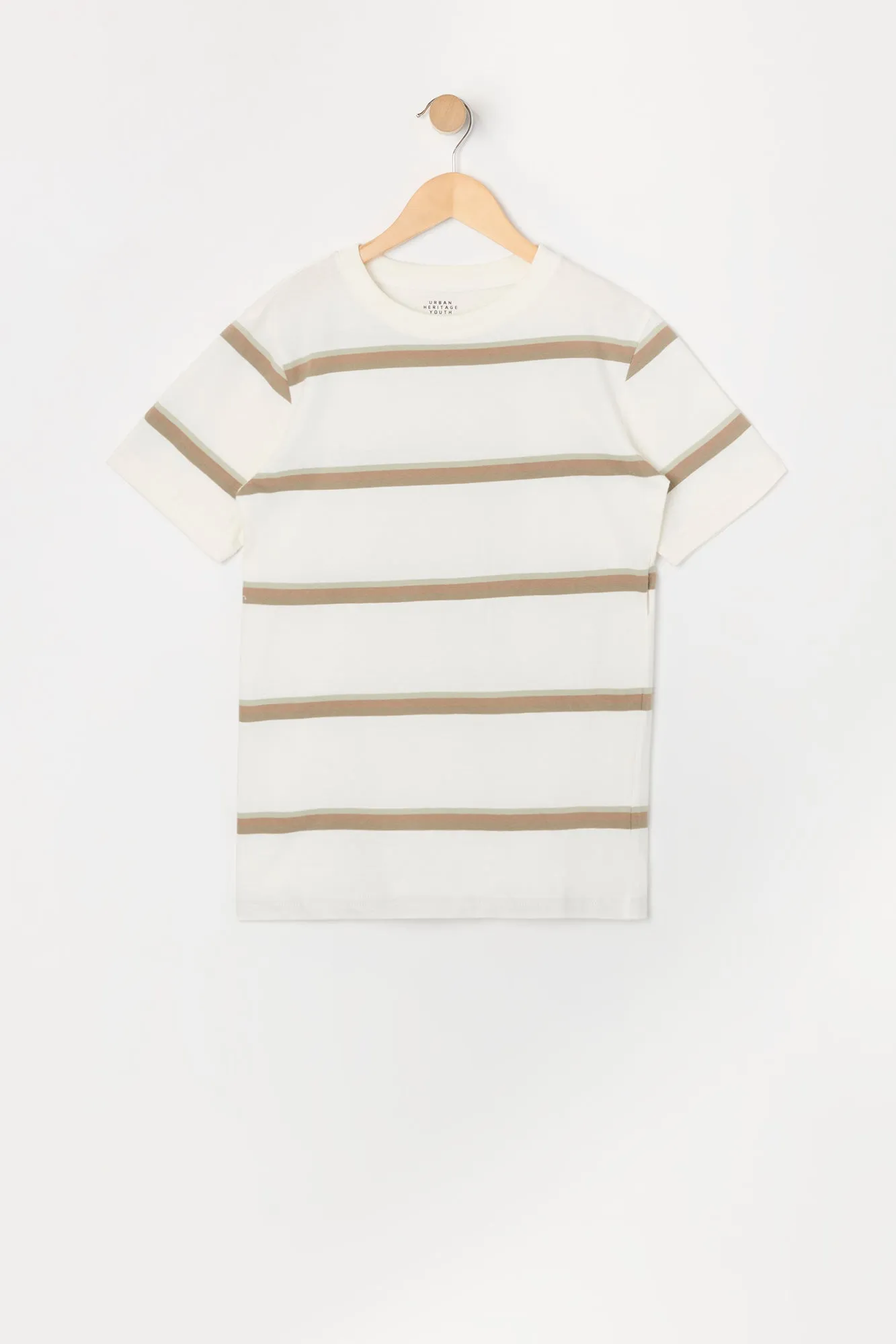 T-shirt ras du cou rayé pour garçon sold by Urban Planet